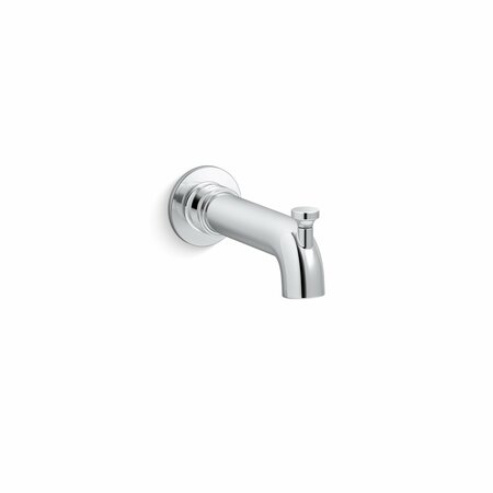 KOHLER Wall-Mount Bath Spout With Diverter in Polished Chrome 35923-CP